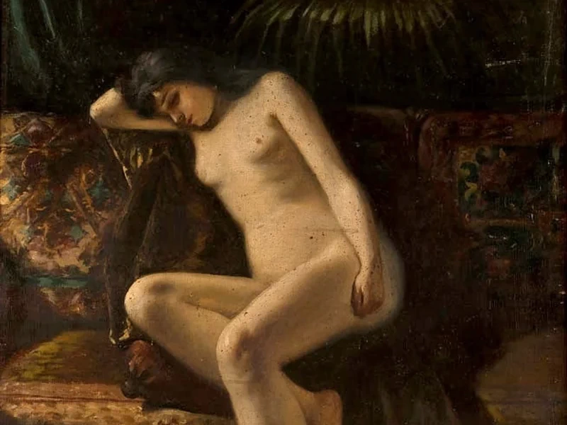 1860-Maria Nowina-Chrzanowska - Nudo femminile 1900